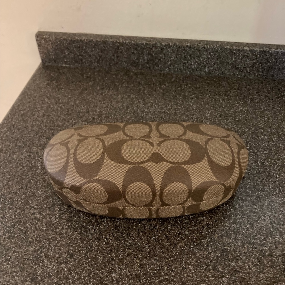 Coach eyeglasses case